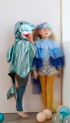 Shark Costume - Where The Sidewalk Ends Toy Shop Meri Meri Costume, Shark Costume Kids, Shark Dress, Shark Costume, Creature Marine, Shark Costumes, Verdant Green, Bird Dress, Kids Dress Up