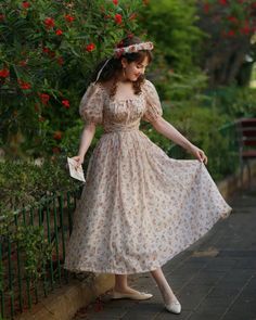 Gown Aesthetic, Cottagecore Outfit, Linen Dress Summer, Cottagecore Fashion, Cottagecore Style, Circle Dress, Dress Linen, Dress Girl, Dress Midi