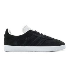 Adidas New Gazelle Black Suede Stitch And Turn Casual Shoes Mens Size 6.5 New With Tags Shaft Measures Approximately Low-Top" From Arch Synthetic Leather Lining Structure "Stitch-And-Turn" That Does Not Leave Visible Seams Logo In The Same Tone In Low Relief Rubber Outsole The Classic In Suede That Stands Out From The Others. The Gazelle Began As Multifunctional Sports Tennis But Found Their Way To The Streets, Where They Were Consolidated And Overcome The Barriers Of Style, Age, Gender. Black Low-top Sneakers With Contrast Stitching, Black Sporty Sneakers With Contrast Stitching, Sport Tennis, Adidas Gazelle Sneaker, Adidas Superstar Sneaker, Black Adidas, Adidas Shoes, Adidas Men, Black Suede