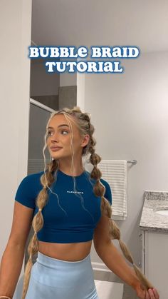 Headbands That WOW: Creative Braided Styles for Every Occasion Bubble Braid, Hairstyle Examples, Rave Hair, Braided Hair Tutorial, Hair Inspiration Long, Gym Hairstyles, Cute Simple Hairstyles, Hair Stylies, Braid Hair