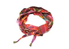 Pink Scarf Necklace, Neck Scarf, Cowl Neck Scarf, Womens Cotton Scarf, Long Scarf Wrap, Hippie Neck Fabric Jewelry Diy, Boho Hair Wrap, Narrow Scarf, Colorful Scarves, Cowl Neck Scarf, Fabric Pendant, Blue Headband, Scarf Necklace, Boho Scarfs