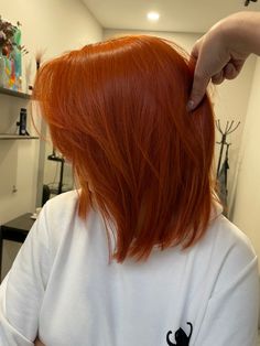 Окрашивание в рыжий Medium Short Layered Hair, Shaggy Haircuts, Short Hair With Layers, Dream Hair, Ginger Hair