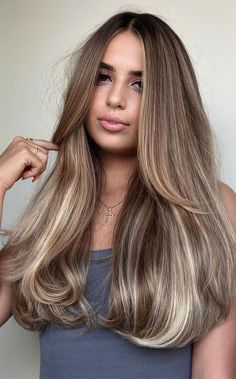 Blonde Balayage Highlights On Dark Hair, Highlights Bronde, Highlights Natural, Bombshell Hair, Framing Highlights, Blonde Balayage Highlights, Bronde Balayage, Natural Blonde