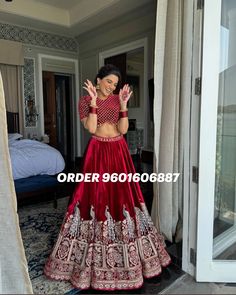 💗For Order and More Details WhatsApp +91 9601606887 

NEW BEUTIQUE STYLE VELVET CORDING SEQUENCE EMBROIDERED WORK LEHENGA CHOLI WITH DUPATTA LAUNCH

CODE : LG-635
RATE : 2649+freeshipping

LEHENGA DETAIL :-(FULL-STICHED)
FABRIC :  Velvet
WORK : Heavy Cording Sequence Embroidery Work
Canvas with Cancan And piping
Inner : Micro 
Up to 44” Size (LENGTH : 42”)

CHOLI DETAIL :-(UNSTICHED )
FABRIC : Velvet
WORK : Sequance Embroidery Work
Front and Back side work comes Border Latkan Lace Work
Up to 46” Size Available

DUPATTA DETAIL
_ Georgette Dupatta (2.5mtr)_
Sequence Embroidery Lace Work

Weight : 1.5kg

✅🔰Qaulity Product🔰✅
✔Ready To Ship✔
.