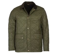 Barbour Denill Polar Fleece Quilted Jacket in Green | Barbour Barbour Quilted Jacket, Quilted Jacket Men, Barbour Mens, Fleece Jacket