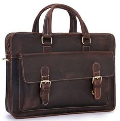 Handmade Leather Bag, Men Bag, Hippie Look, Work Diy, Laptop Briefcase, Leather Gear, Office Bag