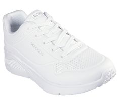 Level up your sneaker game with cushioned comfort wearing Skechers Street Uno Lite - Lite Work. This lace-up fashion sneaker features a synthetic duraleather upper with a platform wedge cushioned midsole and a cushioned Skechers Memory Foam insole. | Skechers Men's Uno Lite - Lite Work Sneaker | Medium Width | Skechers Memory Foam cushioned comfort insole | Lace-up duraleather upper | Shock-absorbing wedge midsole | Flexible traction outsole | 1 1/2-inch heel height | Skechers Slip-resistant Low-top Synthetic Sneakers, Slip-resistant Sneakers For Jogging With White Sole, Slip-resistant Synthetic Walking Shoes For Streetwear, Fade-resistant Athletic Fit Synthetic Sneakers, Sporty Synthetic Walking Shoes Fade-resistant, Trail Running Shoes With Air Max Cushioning, Comfortable Synthetic Sneakers For Sports, High-top Synthetic Walking Shoes With Air Max Cushioning, Sporty Slip-resistant Synthetic Walking Shoes