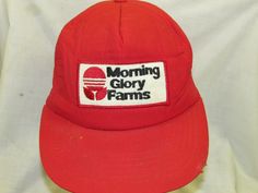 Find Trucker Hat Baseball Cap Morning Glory Farms Cool Style Nice Retro Vintage on eBay in the category Clothing, Shoes & Accessories>Men>Men's Accessories>Hats. Vintage 5-panel Snapback Hat For Sports, Vintage 5-panel Trucker Hat For Sports, Vintage Baseball Cap With Curved Bill, Vintage Sports Baseball Cap With Curved Bill, Vintage Curved Bill Baseball Cap For Sports, Vintage Baseball Cap With Curved Bill For Sports Events, Vintage Trucker Hat For Sports Events, Vintage Trucker Hat For Sports, Vintage Curved Bill Baseball Cap For Sports Events