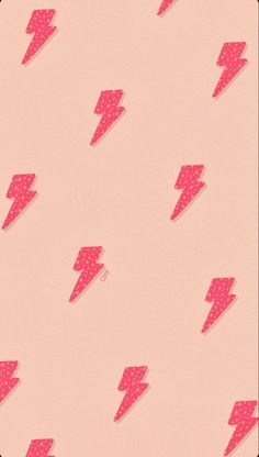 pink and white lightning pattern with polka dot dots on the bottom right corner, in front of a light pink background