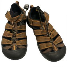 Pre owned, KEEN Newport H2 Shoe Water Sport Sandal Color: Brown Size: Youth Big Kids 3 Condition: Pre-owned, good Shipped with USPS Brown Non-slip Sandals For Outdoor Activities, Brown Non-slip Sandals For Outdoors, Non-slip Brown Sandals For Outdoor Activities, Casual Brown Hiking Sandals, Brown Outdoor Sport Sandals With Rubber Sole, Brown Sport Sandals With Rubber Sole For Outdoor, Brown Outdoor Sandals With Rubber Sole, Outdoor Brown Sandals With Rubber Sole, Brown Open Toe Sport Sandals For Outdoor Activities