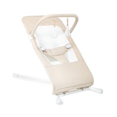 an infant's bouncer is shown with the baby seat attached to its back