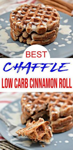 the best chaffle low carb cinnamon roll recipe