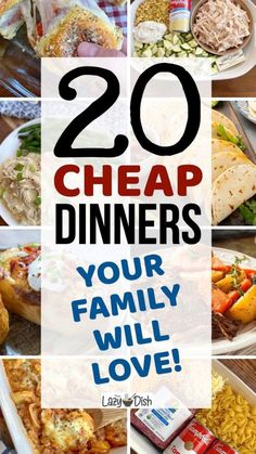 20 cheap dinner ideas that are easy to make