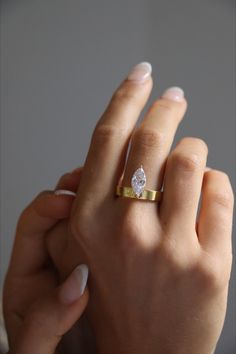 Floating Marquise Diamond Cigar Band
Lab grown diamond 
Engagement 
Wedding 
Fine jewellery Pear Diamond Thick Band, Floating Marquise Ring, Wide Band Marquise Ring, Marquise Engagement Ring Thick Band, Chunky Wedding Rings, Marquise Engagement Ring With Band, Unique Marquise Engagement Ring, Marquis Engagement Rings, Floating Diamond Ring