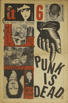 punk is dead poster from the 1960s