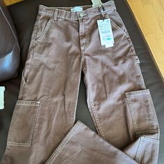 Brown Cargo Jeans, Zara Wide Leg Jeans, Blue Flare Jeans, Khaki Jeans, Jeans Cargo, Loose Fit Jeans, Hem Jeans, Zara Jeans, Cargo Jeans