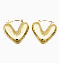 These are lightweight and waterproof! We love these gorgeous heart earrings for the size and chicness. Style these earrings up for a fun night out or make them an essential part of your daily line up.
Size:1.2" Trendy Hoop Earrings With Heart Charm, Chic Heart-shaped Everyday Earrings, Trendy Heart Hoop Earrings For Party, Chic Everyday Heart-shaped Earrings, Trendy Heart-shaped Hoop Earrings For Party, Chic Everyday Heart Earrings, Trendy Open Heart Pierced Earrings, Trendy Heart Charm Earrings, Tarnish Resistant Heart Earrings For Valentine's Day