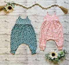 This is a made to order spring and summer romper. It is made with knit material so it's very soft and stretchy! It comes with a matching bow on a nylon headband. Each item is made to order so please allow 2-5 days for it to be made before it can be shipped! Cute Spring Bubble Romper For Loungewear, Cute Green Onesie For Spring, Cute Summer Jumpsuits And Rompers For Loungewear, Summer Bubble Romper For Loungewear, Fitted Bubble Romper For Summer Loungewear, Cute Summer Onesie For Loungewear, Cute Green Jumpsuits And Rompers For Spring, Cute Spring Bubble Romper With Matching Headband, Girls Clothing Sets