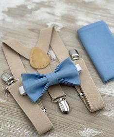 Steel Bow tie & Suspenders | Champagne Braces | Pocket Square | Ring Bearer Outfit | Boho Wedding | Rustic Wedding Outfit | Groomsman Gift Dapper Suspenders For Wedding, Dapper Wedding Suspenders, Rustic Wedding Outfit, Champagne Tie, Outfit Boho, Outfit Birthday, Bearer Outfit, Bowtie And Suspenders, Ring Bearers