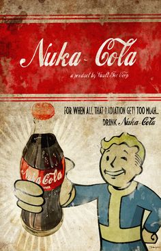 an old advertisement featuring a man holding a coca cola bottle