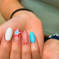 Jenna Kelly | Utah Nail Artist on Instagram: "my favorite time of the year ! ❤️💙🤍 @hairby.dezi you are seriously the BEST! these look so cute in you ! @haha_nails_products always amazing ! #blushbeautyandco #utahnails #ogdennails #fourthofjulynails #julynails #nailsnailsnails #nails #nailsart #nailsofinstagram #nailsart #obsessed #rednails #whitenails #bluenails #redwhiteandblue #dndgelpolish" Fourth Nails, Utah Nails, Jenna Kelly, Lady Nails, Nails Products, Matte Pink Nails, Patriotic Nails, Usa Nails