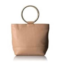 The Fix Sienna Mini Lthr Bucket Bag Oring Handle, Dove Spring Soft Leather Beige Bag, Beige Soft Leather Bag For Spring, Spring Beige Soft Leather Bags, Spring Soft Leather Bag With Top Handle, Spring Shopping Bag In Soft Leather, Spring Soft Leather Bag, Chic Soft Leather Summer Bag, The Fix, Wristlets