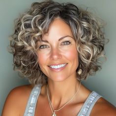 80 Short Curly Hairstyles That Steal The Show Older Curly Hair Over 50, Hair 40 Year Old Woman, Curly Bobs For Older Women, Get Your Curls Back, Short Stacked Hair, Curly Cut, Short Curly Hairstyles For Women, Medium Length Curly Hair, Stacked Hair