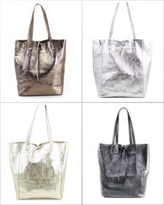 The last day to place Christmas orders for delivery within the UK is Monday the 18th by 11am. Merry Christmas from STUDIO TEW x Do the shopping in style with these stylish, metallic tote/shopper bags! ABOUT THE BAG.. 5 metallic colours available - other colours are available in my Etsy shop. Open top with leather tie fastening Internal zipped leather pocket  Silver tone metal hardware  Large capacity for all of your daily essentials, plus more Handmade in Italy from gorgeous Italian leather Handle drop: 28cm  Dimensions: H66cm x W32cm x D13cm All orders are dispatched in 1-3 working days from the UK via Royal Mail Everyday Silver Bags With Double Handle, Everyday Silver Soft Leather Bag, Silver Tote Bag With Leather Handles, Silver Tote Bag For Everyday Use, Silver Tote Bag For Daily Use, Silver Bags With Leather Handles For Shopping, Silver Travel Bags With Leather Handles, Silver Bags With Leather Handles For Daily Use, Silver Shoulder Bag With Leather Handles For Shopping