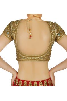 This deep red color designer Bridal lehenga /Chaniya choli's zari embroidered designs adorn the lehenga. Beige applique panels, with zari work accentuate the lehenga. This Bridal lehenga choli comes with beige stitched blouse with zari work and matching red dupatta with ornate border. Festive Kundan Choli With Traditional Drape, Fitted Red Anarkali Set With Cutdana, Red Lehenga With Dori Work For Traditional Ceremonies, Red Anarkali Choli For Festive Occasions, Traditional Gold Lehenga With Unstitched Blouse, Gold Anarkali Set With Unstitched Blouse For Festivals, Kundan Choli With Pallu For Traditional Ceremonies, Designer Red Blouse Piece For Festivals, Designer Red Lehenga For Navratri