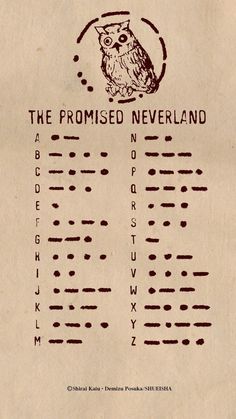 an old paper with some type of writing on it that says the promed neverland