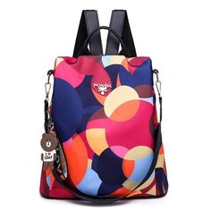 Wingio Digital nomad Pattern-B-P / Wingio Warehouse / 32cm 13cm 32cm Fashion Anti-theft Women Backpack Bag Wishlist, Women Backpack Fashion, Womens Messenger Bag, Backpack Outfit, Tas Bahu, Mummy Bag, Girl Backpacks School, Anti Theft Backpack, Printing Design