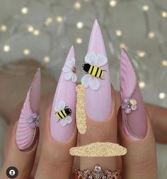 Nail Desi, Bella Nails, Butterfly Nail Designs, Cute Short Nails, Easter Nail Designs, Elegant Nail Art