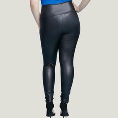 These comfy leggings have amazing stretch, hug all your curves perfectly & the high waist band doubles as a control top for your midsection. These leggings are sure to give any outfit instant edge. Grab your size today! 95% polyester 5% spandex Non-stretch High Waist Sleek Leggings, High Stretch Black Faux Leather Leggings, Versatile High Waist Leggings For Night Out, Versatile High Stretch Leggings For Night Out, High Waist Faux Leather Leggings, High Waist High Stretch Faux Leather Leggings, Black High-waisted Faux Leather Leggings, High-waisted Black Faux Leather Leggings, Comfy Leggings