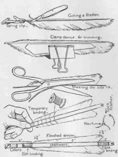 the diagram shows different types of scissors and shears