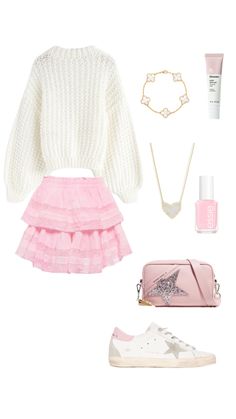 Back To School Outfits Skirt, B Day Outfits, Outfit Inspo Pink, Preppy Wardrobe, Church Fits, Cozy Winter Outfits