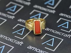 Red Untreated Rings As A Gift, Untreated Red Rings For Gift, Untreated Red Rings As A Gift, Red Rectangular Spiritual Jewelry, Spiritual Red Rectangular Jewelry, Coral Gemstone, Vedic Astrology, Red Coral, Birthstone