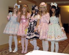 Fitted Fairy Kei Style Dress, Pink Fairy Kei Costume Dresses, Spring Fairy Kei Dress With Ruffles, Fairy Kei Dress For Spring Dress-up, Kei Fashion, Japanese Lolita Fashion