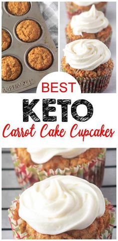 the best keto carrot cake cupcakes