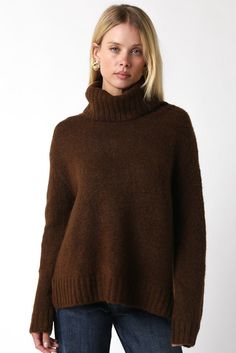 Soft oversized sweater Chocolate Sweater, Coffee Sweater, Winter Wardrobe Essentials, Formal Dress Shops, Black Dress Formal, Outerwear Vest, Athleisure Wear, Coffee Bean, Sweater Sale