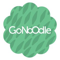 the logo for gondole is green and white with zebra print on it's side