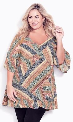 Shop Evans Orange Abstract Print Frill Hem Top at Yours Clothing. Discover women’s plus size clothing in sizes 10-36 with fast delivery. Love Butterflies, Animal Print Dress Casual, Party Dress Sale, Navy Print, Stretch Denim Shorts, Tunic Tank Tops, Hem Top, Silver Accessories, Plus Size Blouses