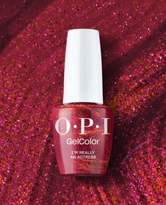 Got a plum part! This red gel nail polish will star in OPI's newest, hottest Hollywood Collection. Be a diva in this over-the-top red gel nail polish. A nod to the iconic I'm Not Really a Waitress shade, this shimmery GelColor has transformed in the spotlight. Our OPI gel shades deliver intensely pigmented color coverage and every stroke self corrects and stays put thanks to OPI Intelli-Gel technology™. Enjoy up to 3 weeks of intense wear & shineFewer chips, more shineQuick & easy to applyMade in the USA. Product Name: I'm Really an Actress GCH010 Size: 0.5 oz Type: GelColor Available in 140+ including OPI's most iconic shades. Features: Dip Powder Perfection, Gel, Lacquer, Essentials Red Gel Nail Polish, Prep Nails, Opi Red, Nail Polish Opi, Hair Salon Equipment, Lash And Brow Tint, Red Gel Nails, Wax Strips, Damaged Nails