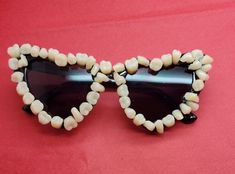 Teeth, Tooth, Sunglasses, Horror, Horror movies, Teeth sunglasses, Horror, Heart glasses, Gothic, Goth glasses, Halloween sunglasses Heart sunglasses Teeth sunglasses Msformaldehyde design I have teeth earrings and teeth headband These also come in blood splatter READY TO SHIP Halloween Sunglasses, Vampire Teeth, Horn Headband, Heart Glasses, Teeth Jewelry, Heart Sunglasses, Monster Girl, Costume Makeup, Goth Outfits