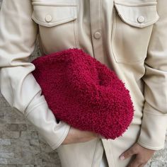 Add a pop of color and cuteness to your style with our Red Teddy Clutch Bag! Handcrafted with love, this crochet purse bag features a charming teddy bear pattern, making it a perfect gift option for Mother's Day or any special occasion. Made with high-quality materials and meticulous craftsmanship, this red bag is not only stylish but also functional. The clutch design provides ample space for your essentials like keys, phone, wallet, and makeup, making it perfect for a night out, a special event, or as a custom makeup bag. The vibrant red color of this teddy clutch bag adds a bold and playful touch to your look, making you stand out in style. The attention to detail in the crochet teddy bear pattern adds a unique and adorable touch, making it a conversation starter wherever you go. ✔️ Sui Teddy Crochet, Clutch Design, Holiday Handbag, Custom Makeup Bags, Custom Makeup, Crochet Teddy Bear Pattern, Crochet Teddy Bear, Crochet Clutch, Red Bag