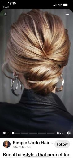 Wedding Hair Dos, Pelo Bob Ondulado, Mommy Hairstyles, Hair Braid Rings, Messy Hair Updo, Medium Length Hair Hairstyles, For Medium Length Hair Hairstyles, Simple Updo