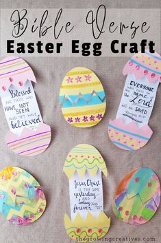 easter egg crafts for kids to make with paper plates and other crafting supplies on the table