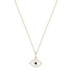 The evil eye is used as a sign of protection. Charms and decorations with eye-like symbols known as nazars, are used to repel evil spirits. This necklace is on dazzling and strong diamond-cut chain for an added sparkle. 18" adjustable 14k-plated over 925 sterling silver chain. Enamel with crystal accents Sterling silver, 14K gold plated Dimensions: 8.5 x 13mm Like Symbol, Professional Jewelry, Enamel Charms, 925 Sterling Silver Chain, Cleaning Jewelry, Gold Plated Jewelry, Evil Eye, Jewelry Plate, Sterling Silver Jewelry