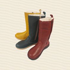 Our Shante boots are handmade with genuine full-grain leather with a lightweight proprietary Georgia sole (TPR= non slip, rugge, lightweight rubber composite sole). This hand-crafted, mid-calf length boot is fully wool-lined for slipper-like comfort, good lateral support , strength and fitted with a genuine YKK full zipper on the inside of the leg - for easy fitting. Available in these beautiful colours in in UK sizes from 3 to 9.  This is the casual boot you'll become addicted to. PRODUCTION: T Winter High-top Mid-calf Boots With Leather Sole, Winter Mid-calf Boots With Rubber Sole And Round Toe, Winter Leather Mid-calf Boots With Rubber Sole, Winter Knee-high Boots With Rubber Sole, Knee-high Winter Boots With Rubber Sole, Leather Mid-calf Boots For Outdoor, Winter Knee-high Moto Boots With Leather Sole, Winter Knee-high Leather Sole Moto Boots, Winter Knee-high Leather Moto Boots