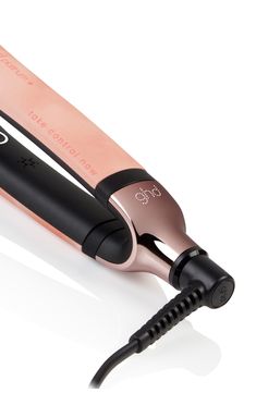 What it is: An award-winning, advanced professional hair straightener in a limited-edition pink hue for Breast Cancer Awareness.Who it's for: Ideal for all hair types.What it does: The hair straightener features a powerful 1875W brushless motor and contoured nozzle to focus the airflow for precise styling, giving you 3x more hair alignment and smoother results.* It is designed to speed up your styling routine for salon-quality results.Features and benefits:- Advanced ionic technology reduces fri Ghd Straightener, Ghd Platinum, Salon Business Plan, Professional Hair Straightener, Platinum Hair, Salon Business, Fun Shots, Frizz Free, Blow Dryer