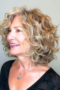 39 Statement Hairstyles for Women Over 60 That You Simply Can’t Miss - The Hairstyle Edit Short Permed Hairstyles For Women Over 60, Permed Hair Styles For Women Over 50, Medium Length Hair Styles Casual, Hair Over 60, Statement Hairstyles, Older Woman Curly Hair, Rock Your Locks, Shoulder Length Hairstyles, Shoulder Length Curls